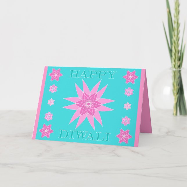 Lotus Diwali wishes - Card (Front)