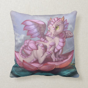 Lotus Dragon Hatchling Pillow