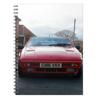 Lotus Eclat Front View Spiral Notebook