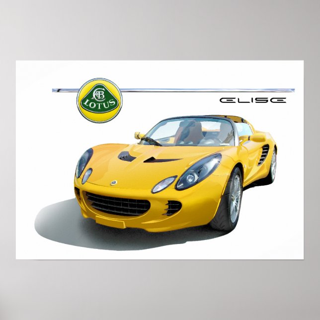 Lotus elise car poster (Front)