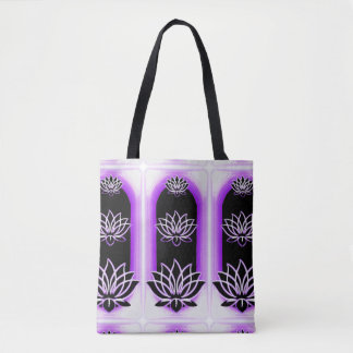 Lotus Emanation Bag White Purple