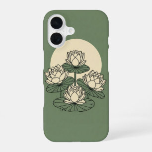 Lotus en Jardin Vintage iPhone 16 Case
