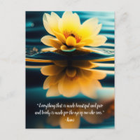 Lotus Everything Beautiful Rumi Quote