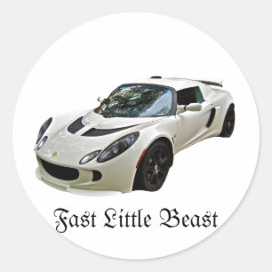 Lotus Fast Little Beast Classic Round Sticker
