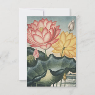 Lotus Fine Art Thank You Card