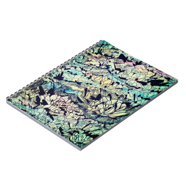 Lotus Flow Spiral Notebook (Left Side)