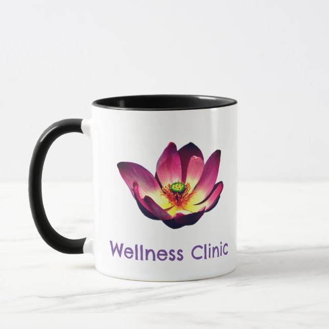 Lotus Flower Blooming Mug (Left)