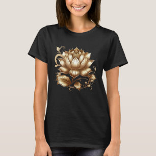Lotus flower Buddhism spiritual symbol yoga namast T-Shirt
