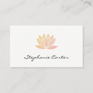 Lotus Flower Business Card
