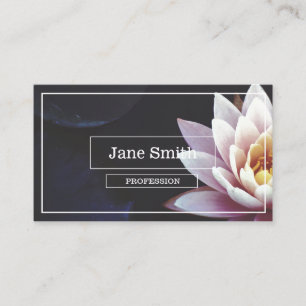 LOTUS FLOWER BUSINESS CARD