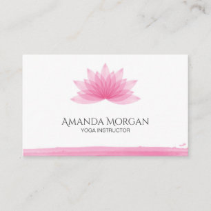 Lotus flower business card
