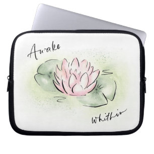Lotus Flower Case   Tablet Laptop   Awake Within 