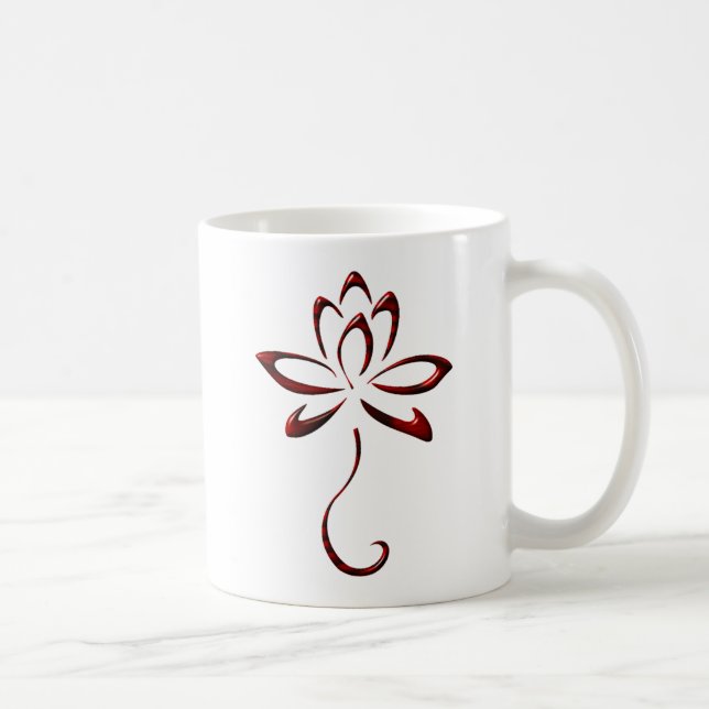 Lotus Flower Coffee Mug (Right)
