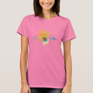 Lotus Flower Colour Burst T-Shirt