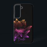 Lotus Flower Design Yoga Meditation Lovers Black  Samsung Galaxy Case<br><div class="desc">Enjoy this Lotus Flower Design Yoga Meditation Lovers Black Samsung Galaxy S22 Case.</div>