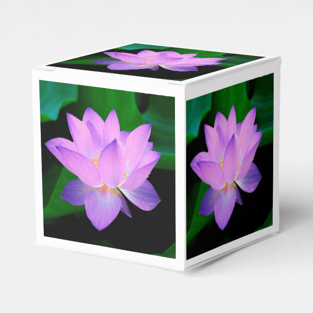 Lotus Flower Favour Box (Front Side)