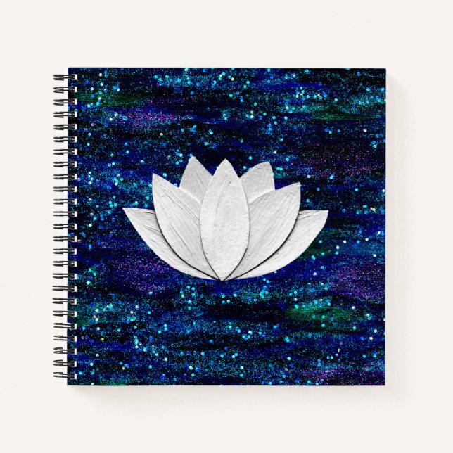 Lotus Flower Galaxy Notebook (Front)