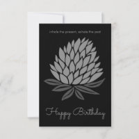 Lotus Flower Inspirational Mindful Happy Birthday