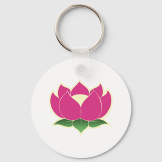 Lotus Flower Key Ring