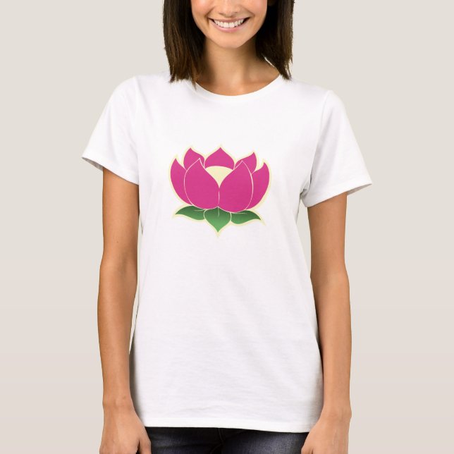 Lotus Flower Ladies Shirt (Front)