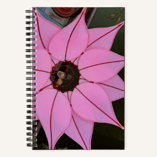 Lotus Flower Light From Vietnam Photograph Dot Notebook