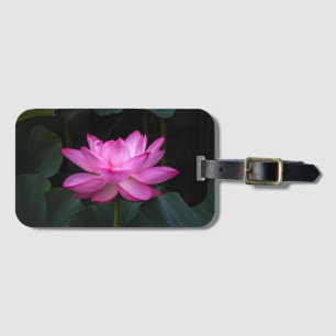 Lotus Flower Luggage Tag