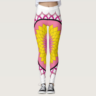 Lotus Flower Mandala Leggings