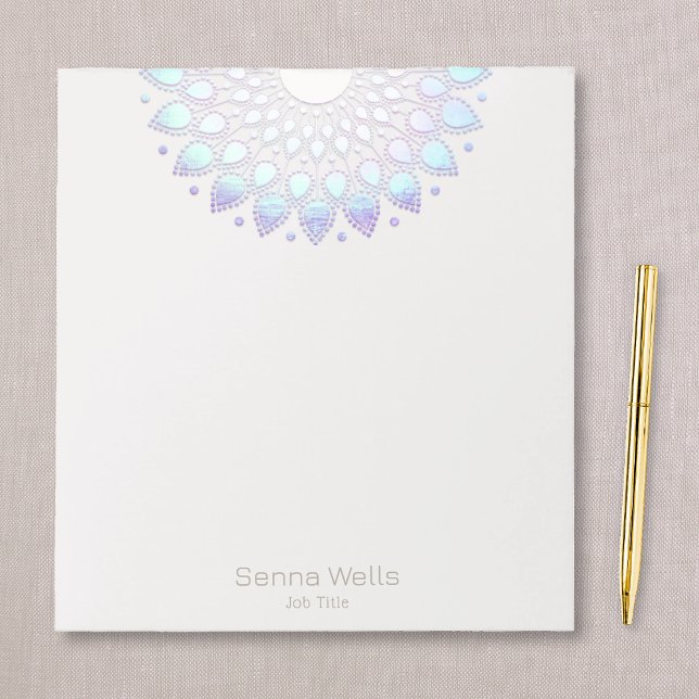 Lotus Flower Mandala Notepad (Creator Uploaded)