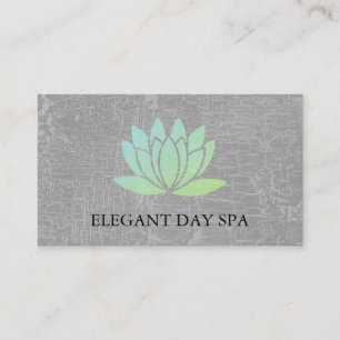 Lotus Flower Marbled Texture Business Card