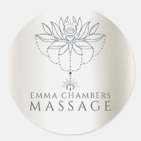 Lotus Flower Massage Therapist Pearlescent 