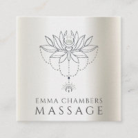 Lotus Flower Massage Therapist Pearlescent 
