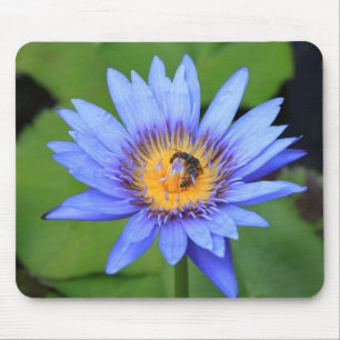 Lotus flower mouse pad
