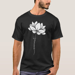 Lotus Flower Namaste Yoga Meditation Zen Bohemian T-Shirt