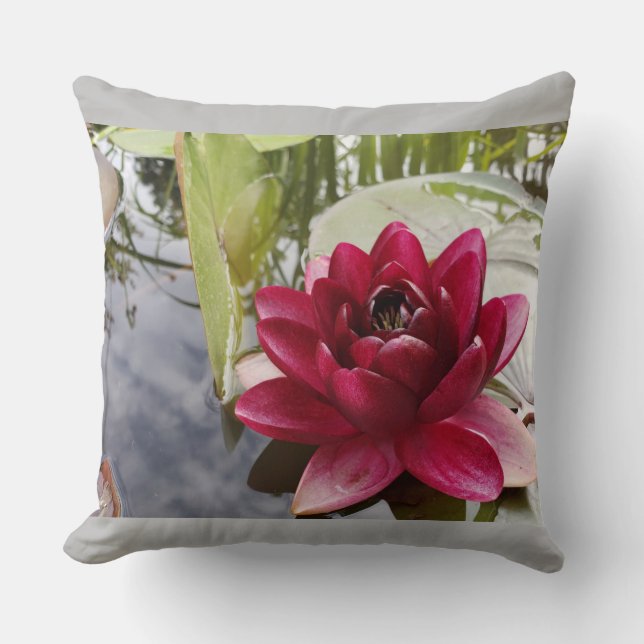 Lotus Flower Pillow (Front)