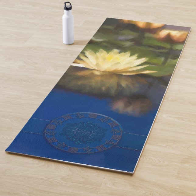 LOTUS FLOWER REFLECTION OF PERFECTION YOGA MAT (In Situ)