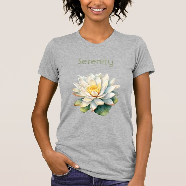 Lotus Flower Serenity T-Shirt (Front)