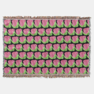 Lotus Flower Throw Blanket
