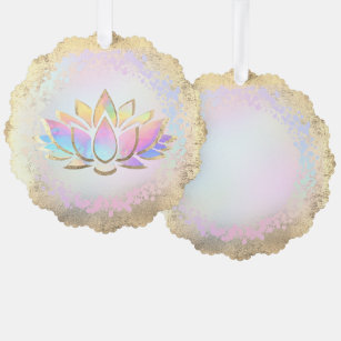 lotus flower  tree decoration card