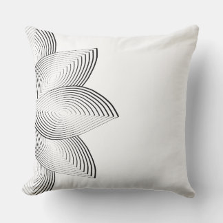 Lotus Flower Tribal Lumbar Pillow