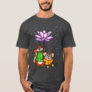Lotus Flower Umbrella T-Shirt