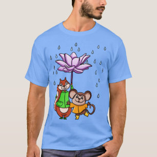 Lotus Flower Umbrella T-Shirt