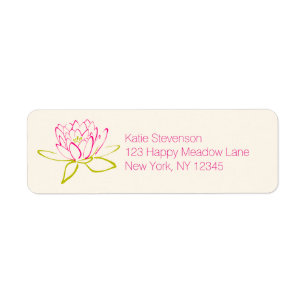 Lotus Flower / Water Lily Illustration