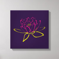 Lotus Flower / Water Lily Illustration