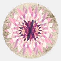 Lotus Flower Watercolor Purple Logo Healing Yoga