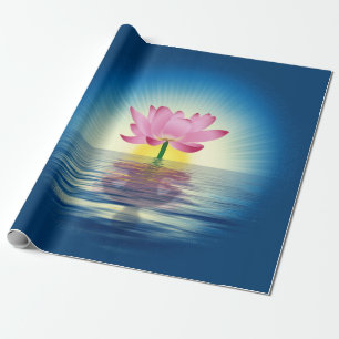 Lotus Flower Wrapping Paper