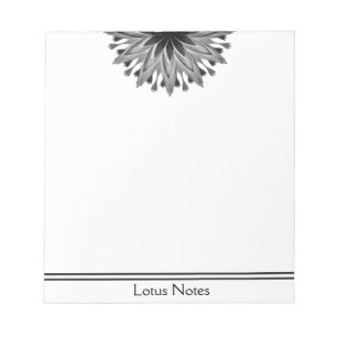 Lotus Flower Yoga Instructor Holistic Classic Notepad