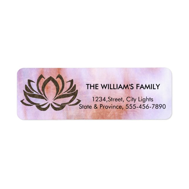 Lotus Flower Yoga Instructor Meditation Holistic (Front)
