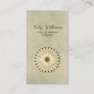 Lotus Flower Yoga Instructor Meditation Holistic Business Card