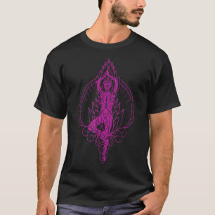 Lotus Flower Yoga Meditation Clothing Namaste Symb T-Shirt