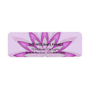 Lotus Flower Yoga Meditation Floral  Purple